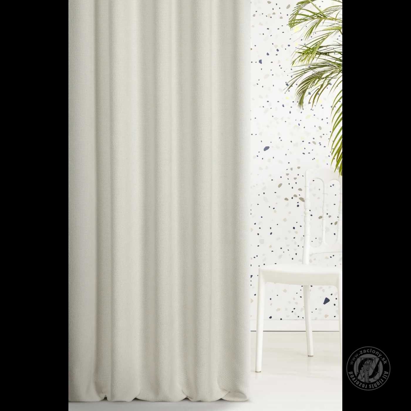 Šenilový záves ALETA natural, 280cm