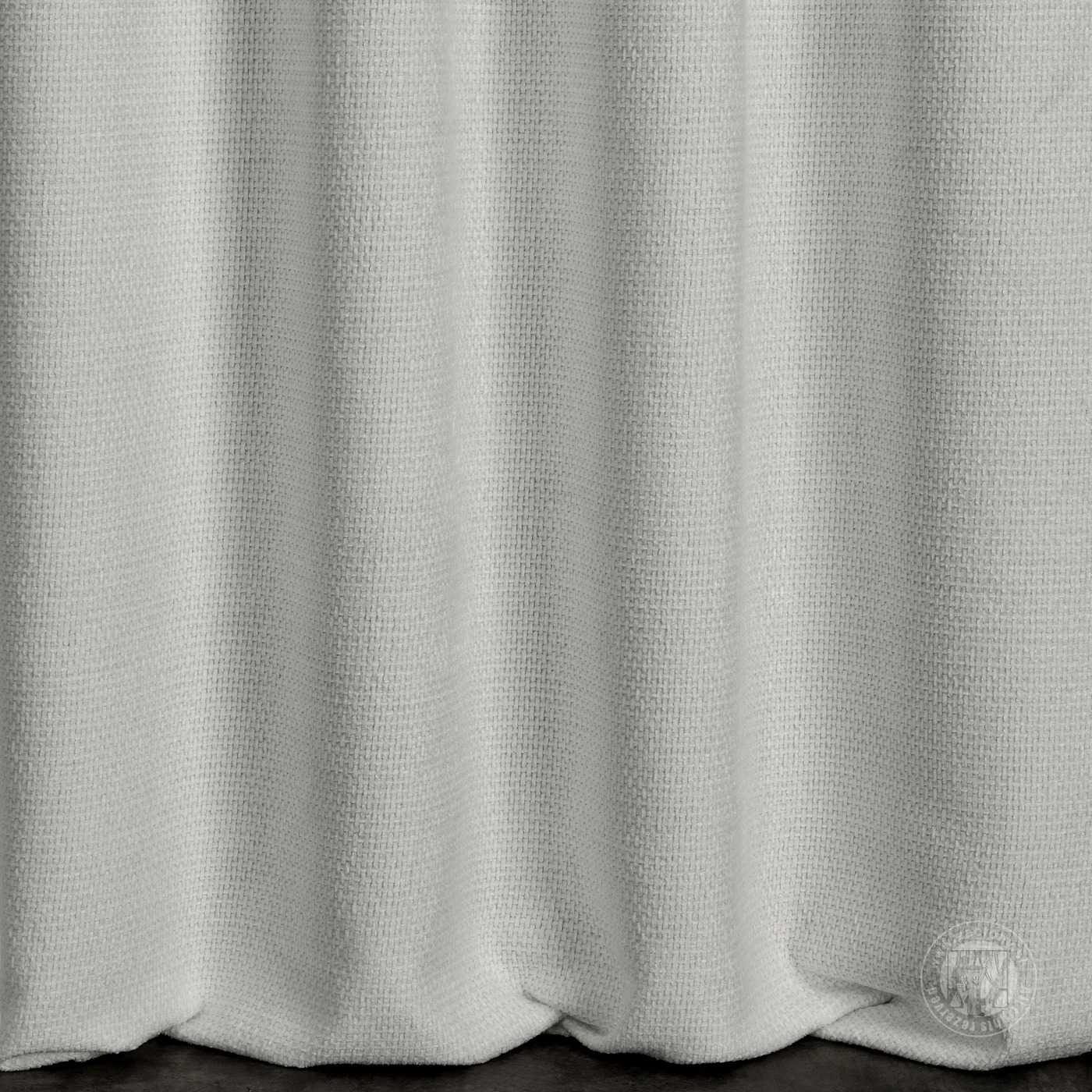 Šenilový záves ALETA 280 cm strieborný