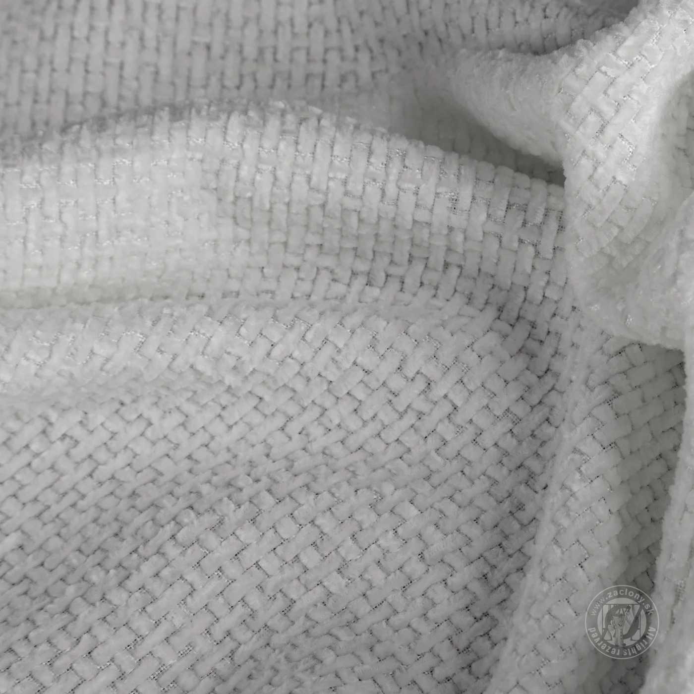 Šenilový záves ALETA 280 cm strieborný