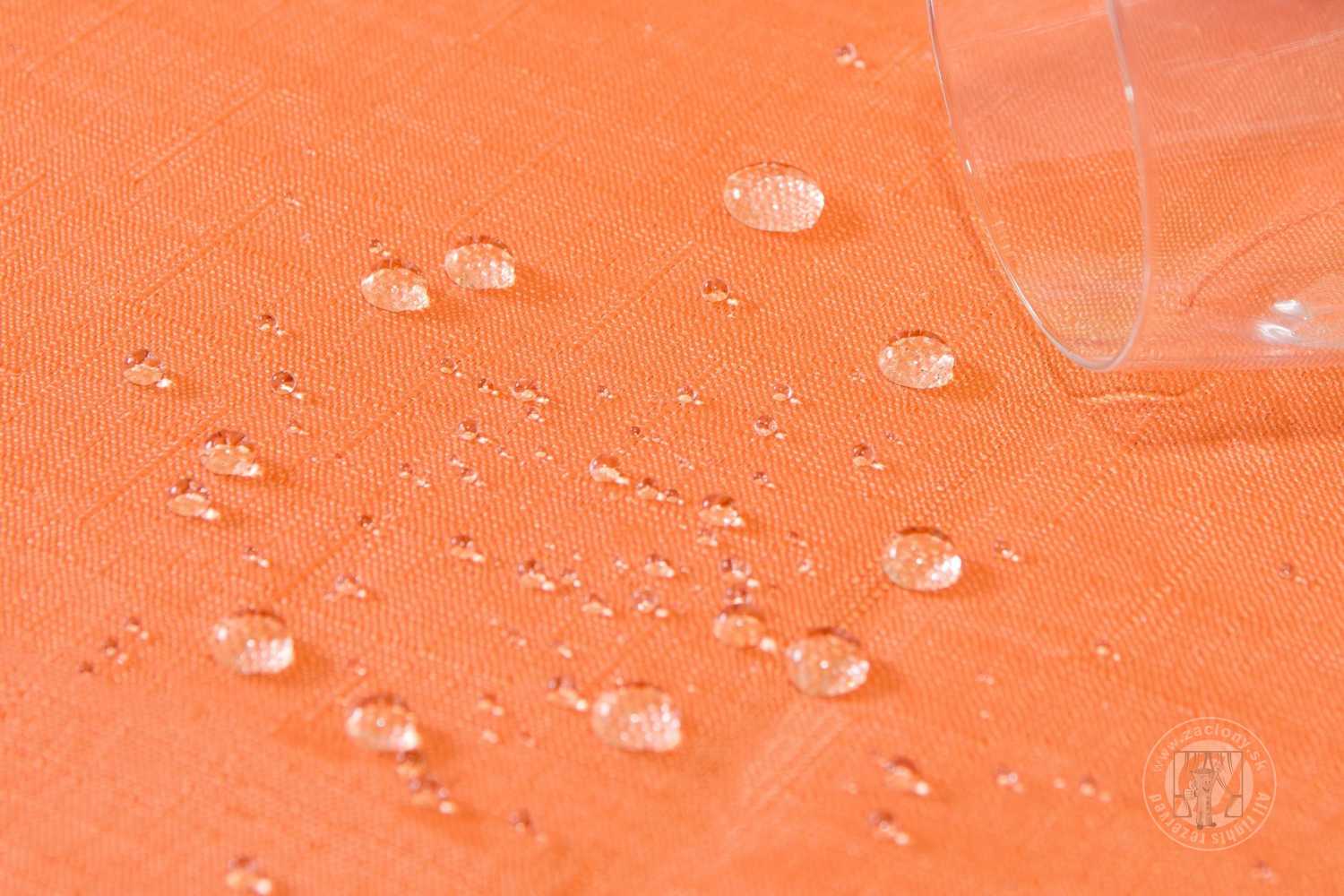 Teflonový obrus vodoodpudivý 150x220 cm lososová