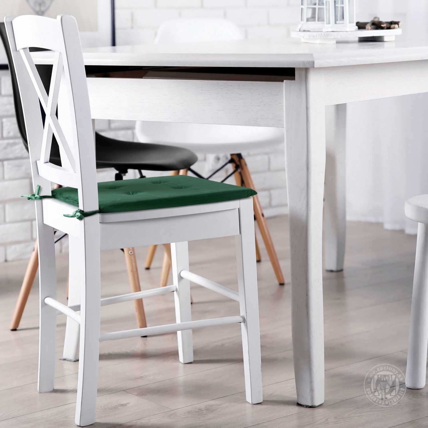 Podsedák GAJA 40x40 cm tmavozelený