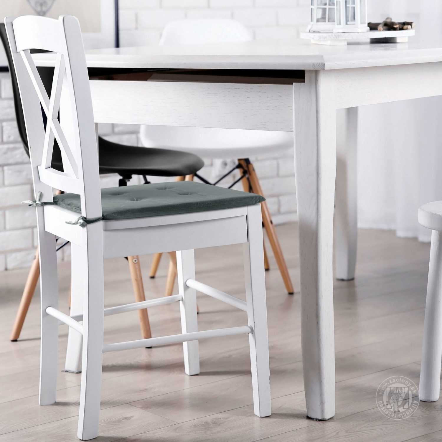 Podsedák GAJA 40x40 cm strieborný