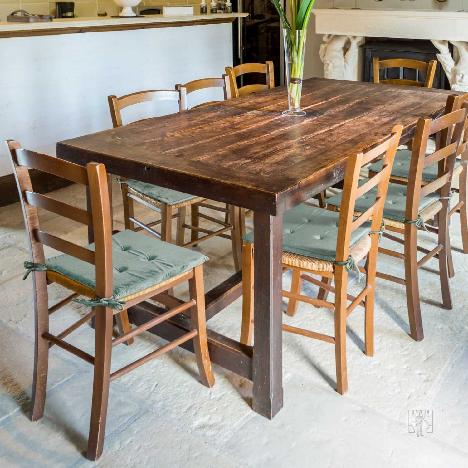 Podsedák GAJA 40x40 cm šalviový