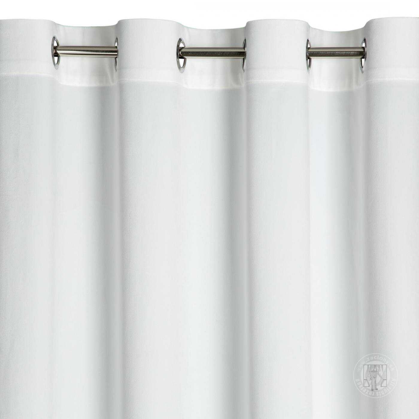 Záves MELANIE na krúžkoch biely 140x250cm