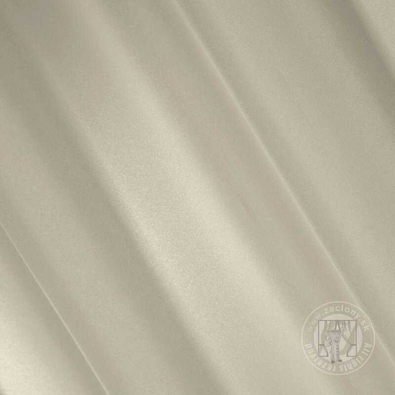 Krátky záves RITA na páske cappuccino 140x175cm