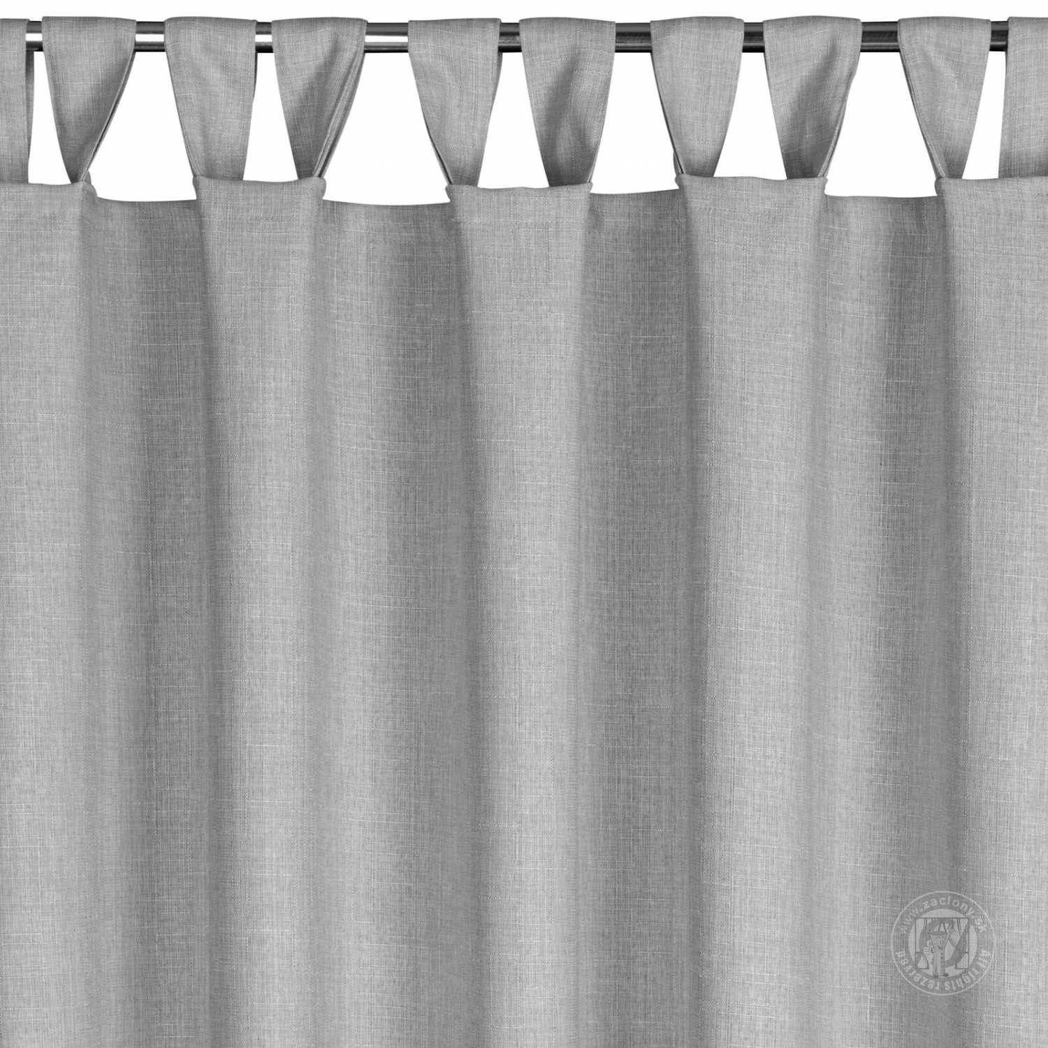 Záves na terasu GARDEN MEL na pútkach 155x260 cm strieborný