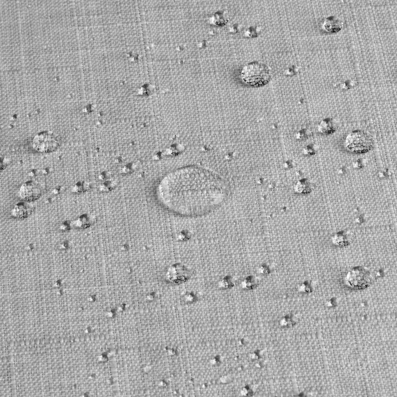 Záves na terasu GARDEN MEL na pútkach 155x260 cm strieborný