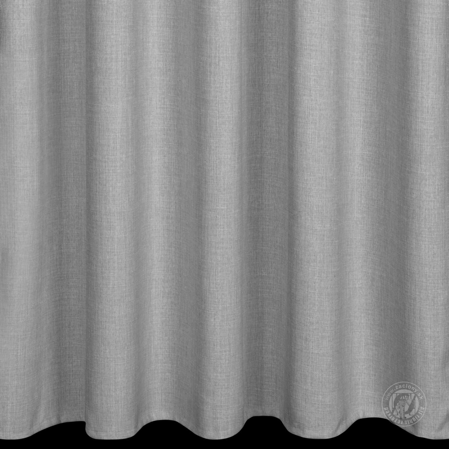 Záves na terasu GARDEN MEL na pútkach 155x260 cm strieborný