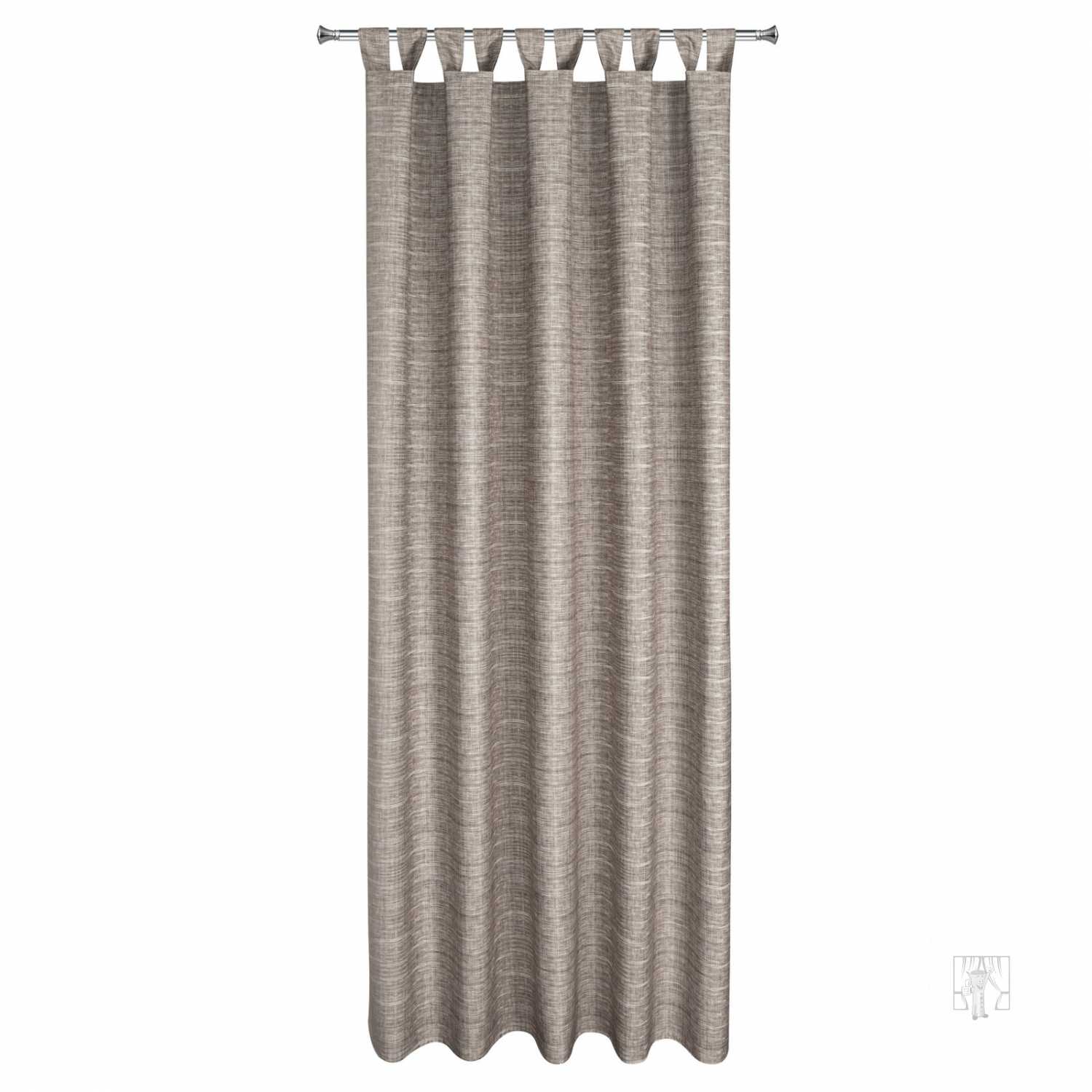 Záves na terasu GARDEN10 na pútkach 155x240 cm hnedý