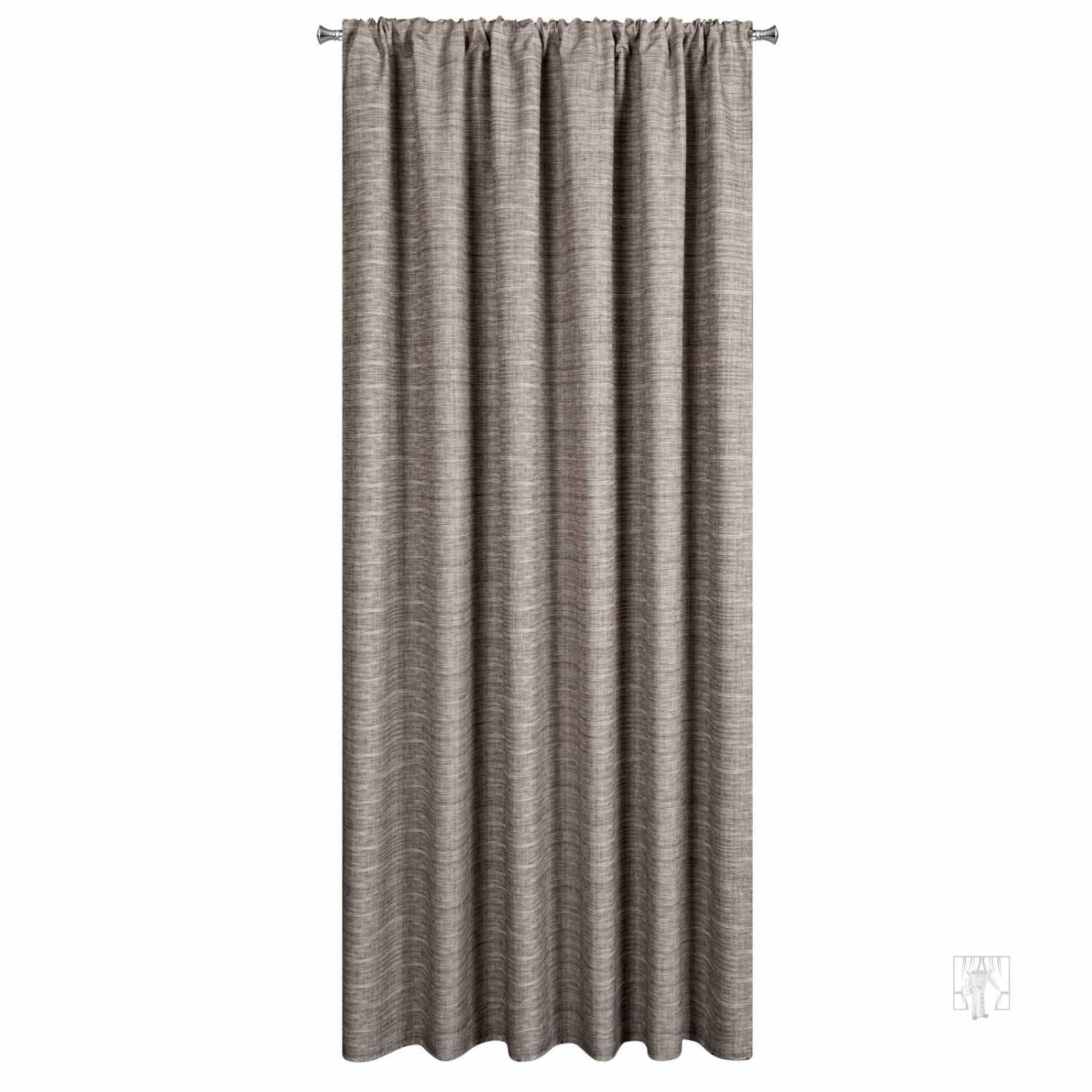 Záves na terasu GARDEN10 s tunelom 155x200 cm hnedý