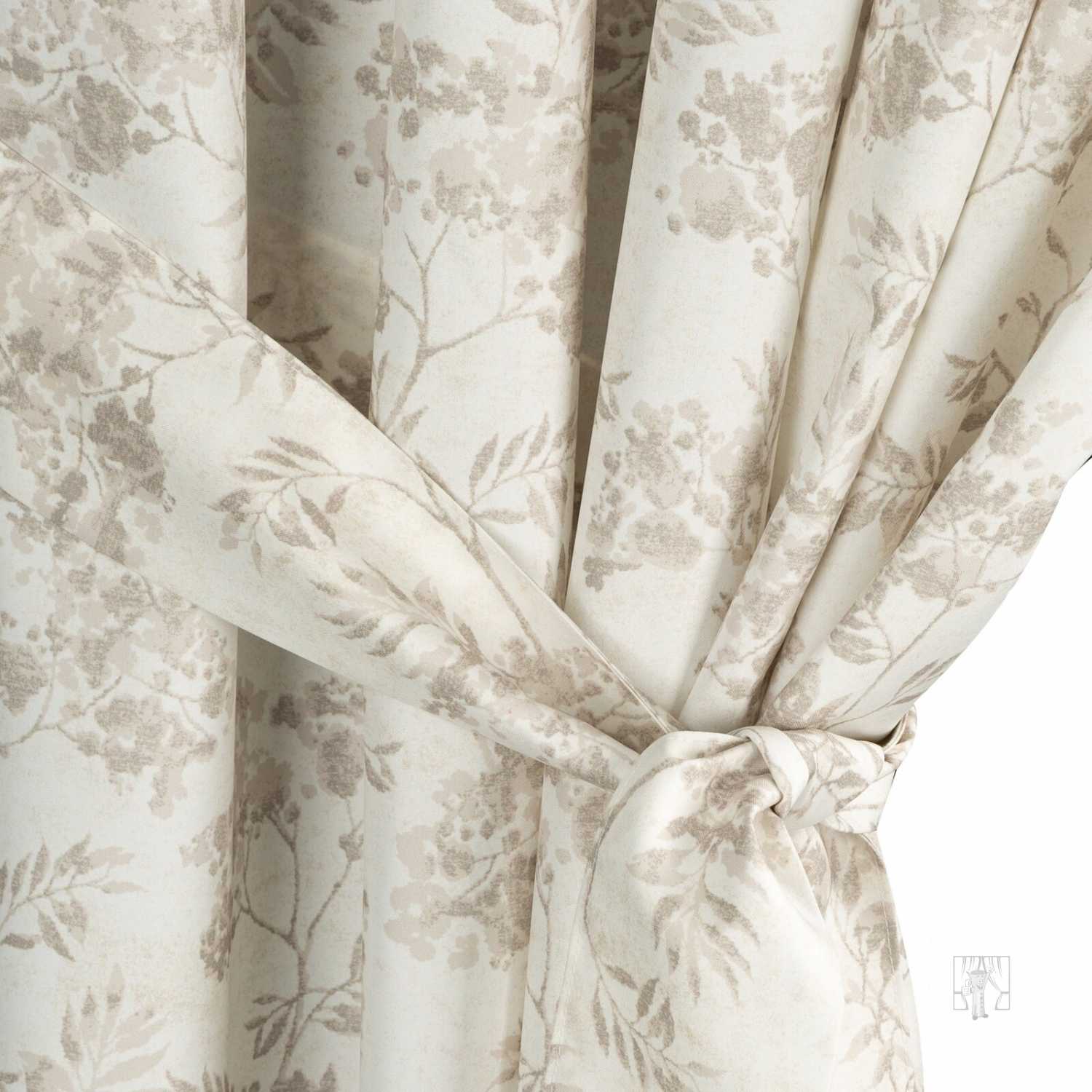 Záves na terasu GARDEN12 na pútkach 155x220 cm krémový