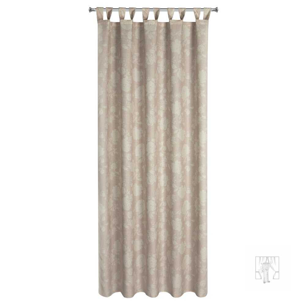 Záves na terasu GARDEN15 na pútkach 155x240 cm púdrový