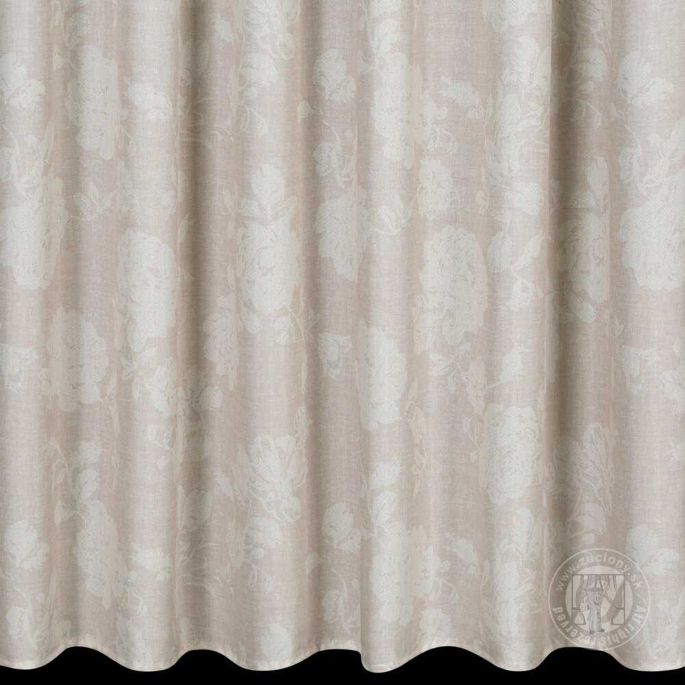 Záves na terasu GARDEN15 na pútkach 155x240 cm púdrový