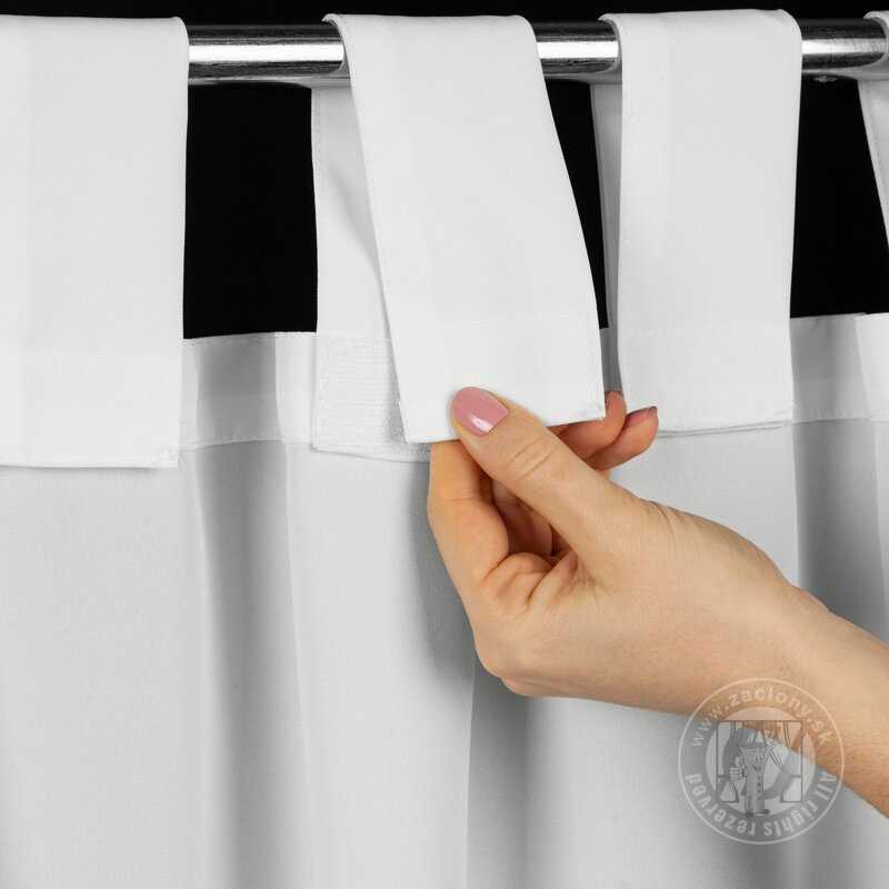 Záves na terasu GARDEN na pútkach 155x240 cm biely