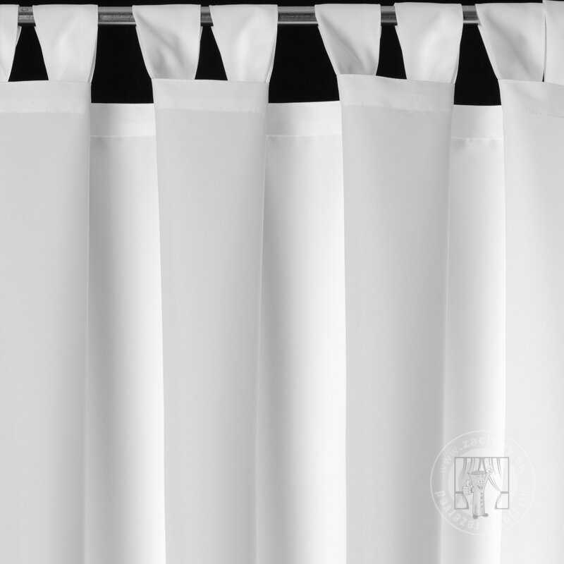 Záves na terasu GARDEN na pútkach 155x240 cm biely