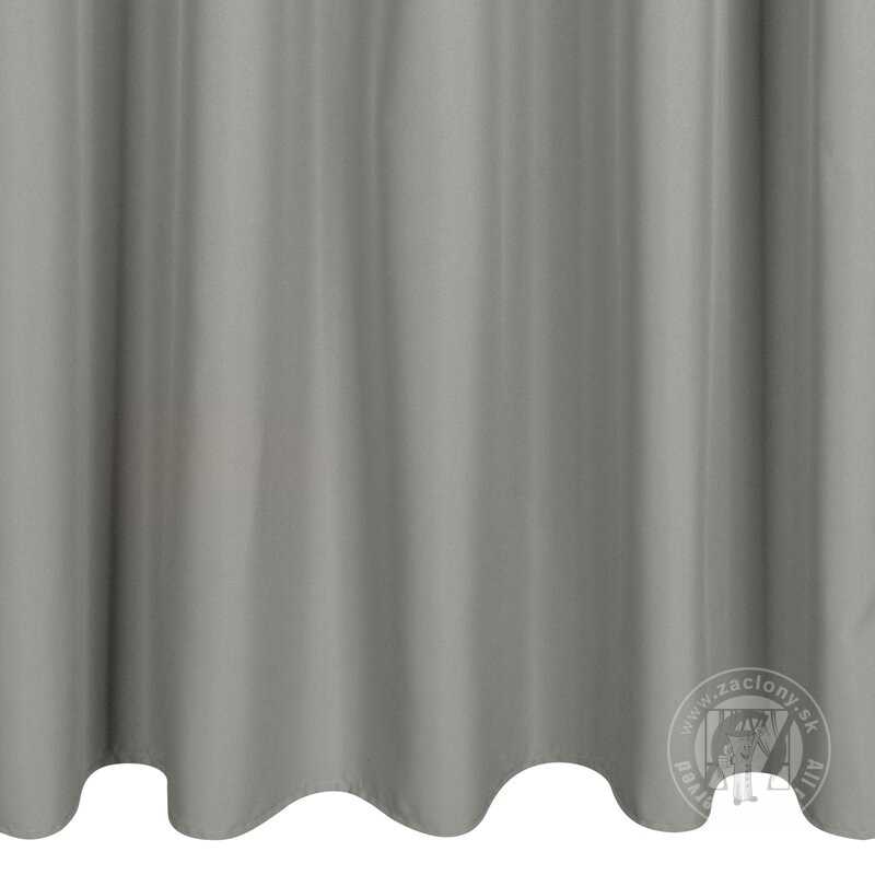 Záves na terasu GARDEN na pútkach 155x260 cm sivý