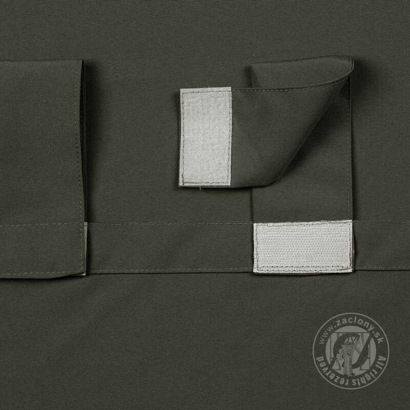 Záves na terasu GARDEN na pútkach 155x260 cm grafitový