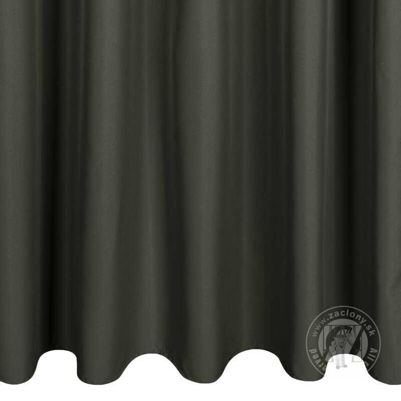 Záves na terasu GARDEN na pútkach 155x260 cm grafitový