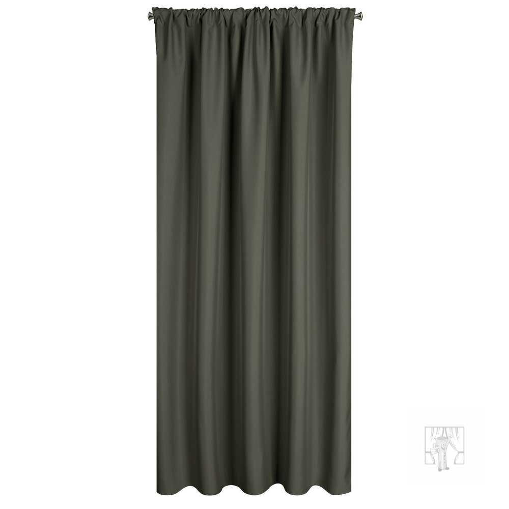 Záves na terasu GARDEN s tunelom 155x200 cm grafitový