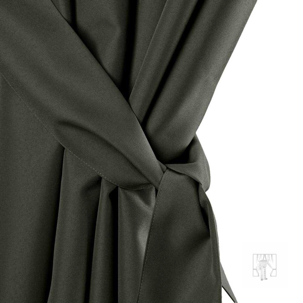 Záves na terasu GARDEN s tunelom 155x200 cm grafitový