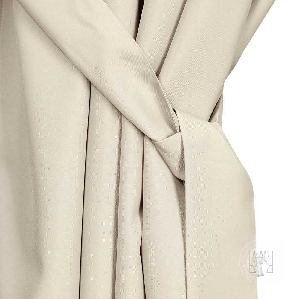 Záves na terasu GARDEN na pútkach 155x260 cm svetlobéžový