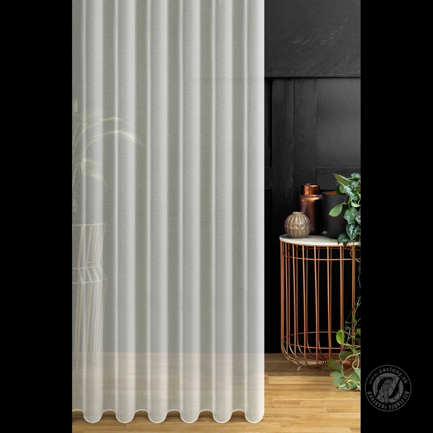 Záclona metráž 1070A markizeta krémová, 330cm