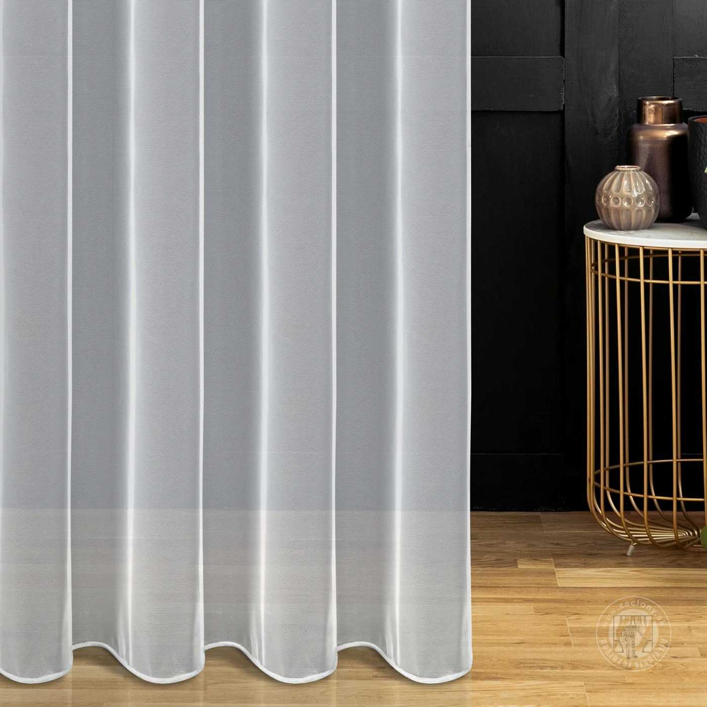 Záclona metráž TULGREK biela E 300cm