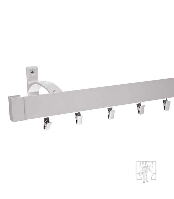 Nástenný držiak LUXOR Inox 180 mm - Jednoduchý