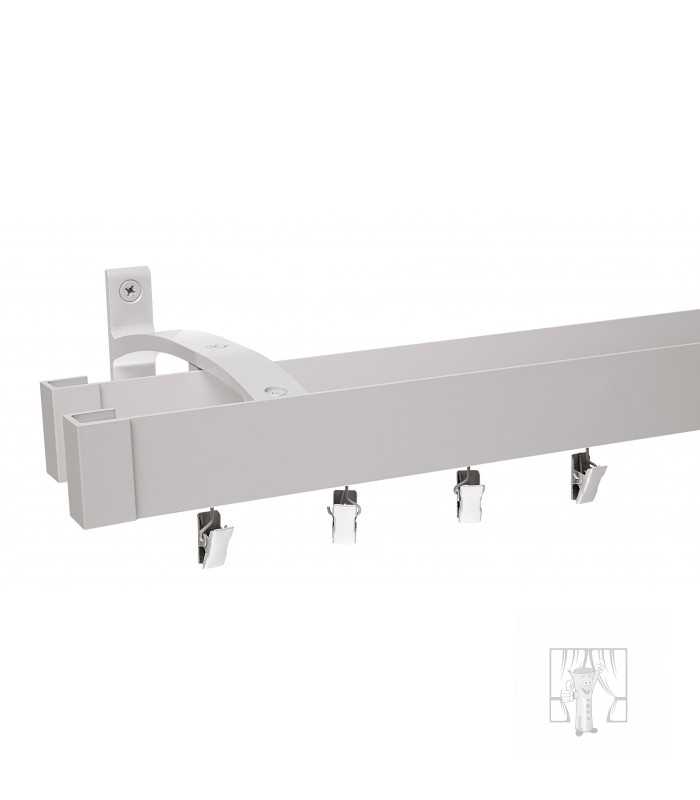 Nástenný držiak LUXOR Inox 120/180 mm - Dvojitý