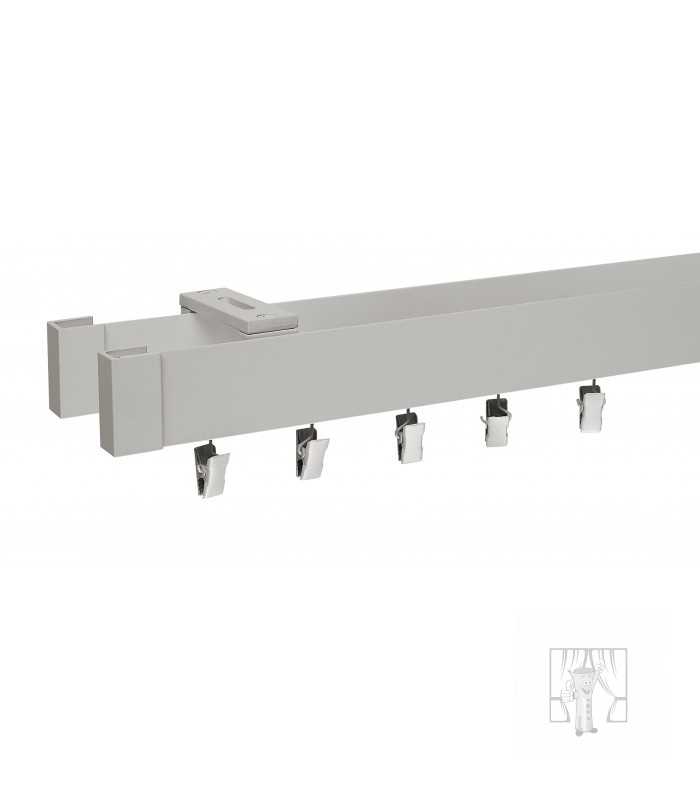 Stropný držiak LUXOR Inox - Dvojitý