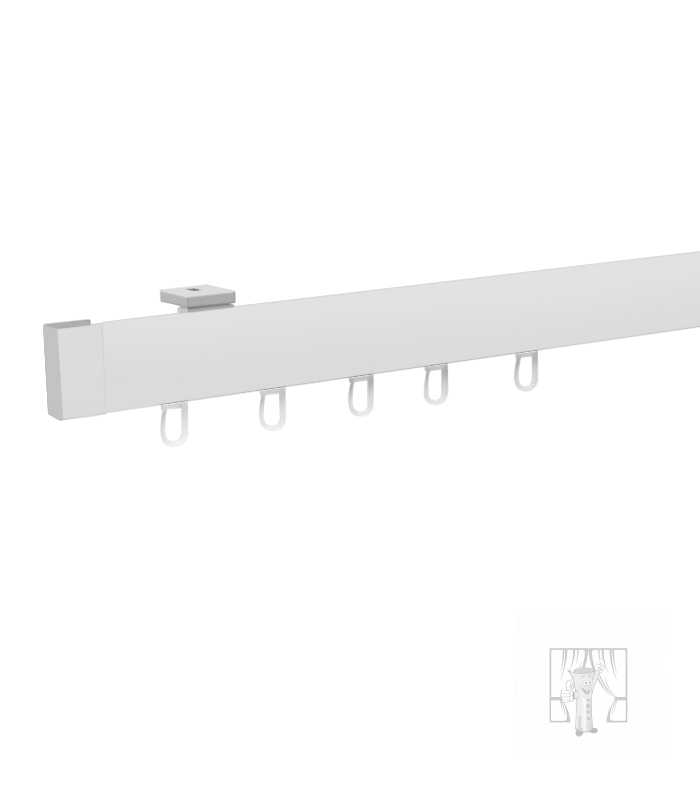 Stropný držiak LUXOR Biely - Jednoduchý