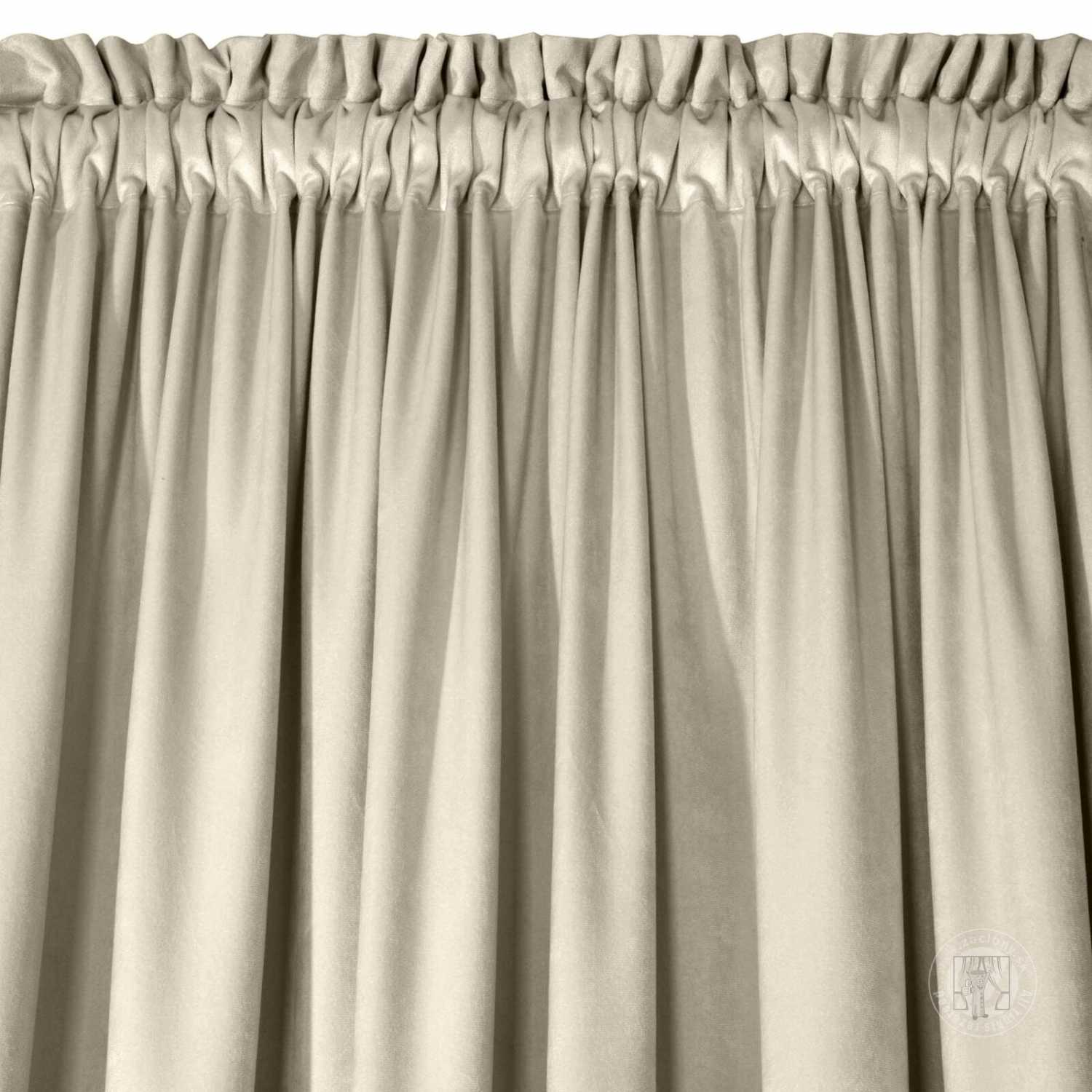 Záves ROSA na páske krémový 140x270cm