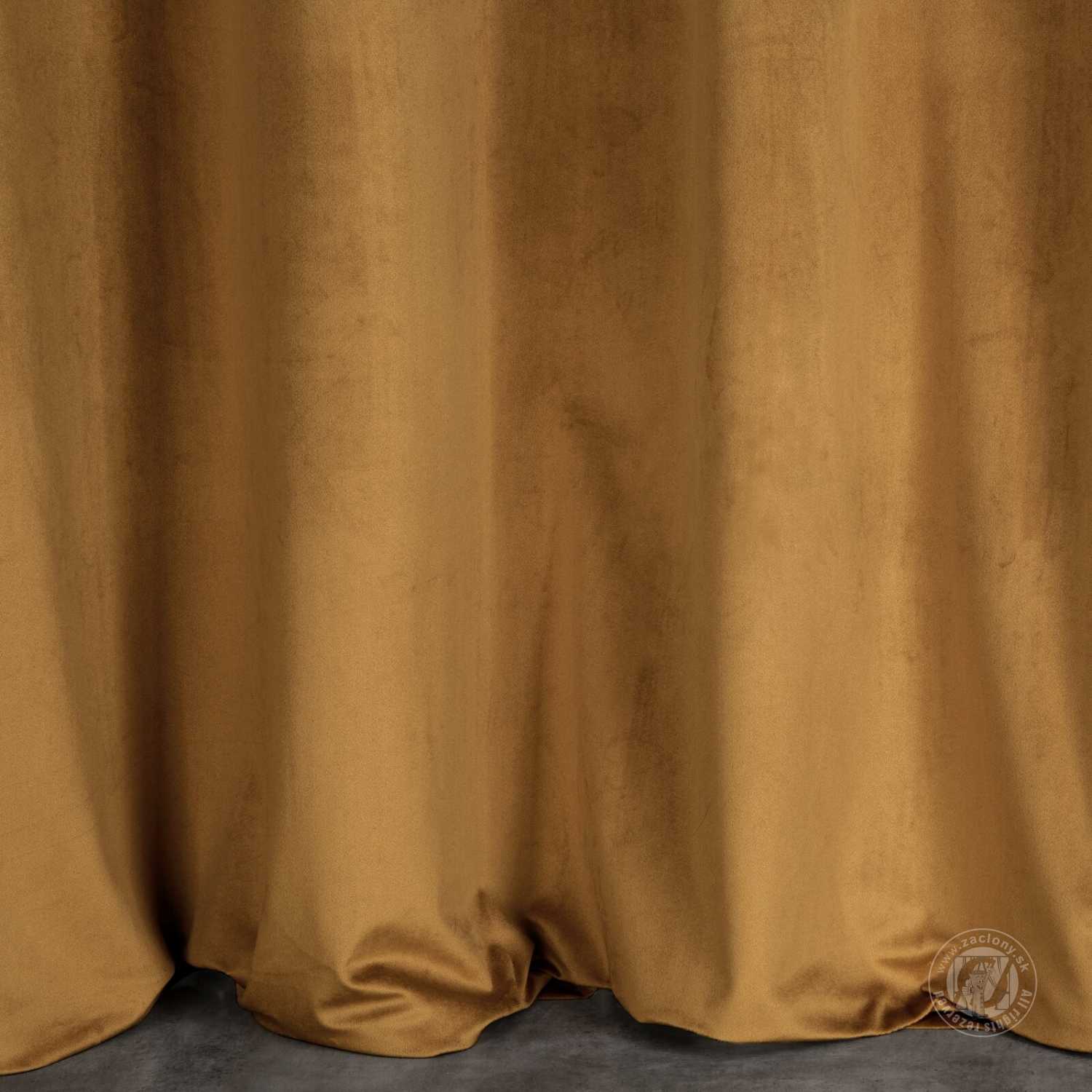 Záves ROSA na páske medový 140x270cm