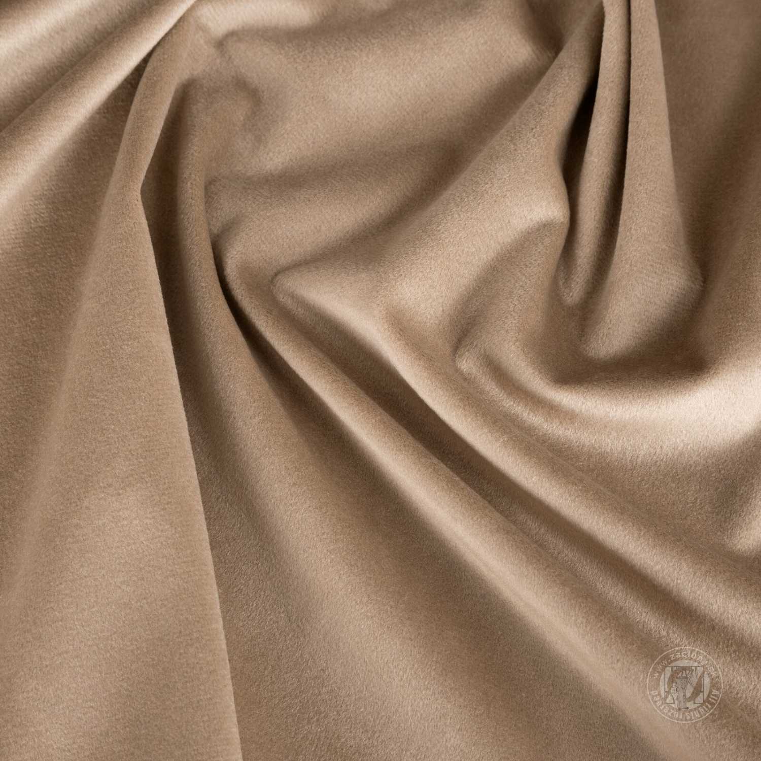 Záves MELANIE na krúžkoch tmavobéžový 140x250 cm