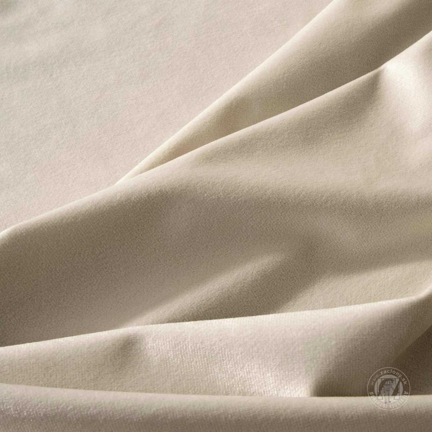 Záves MELANIE na krúžkoch svetlobéžový 140x250 cm