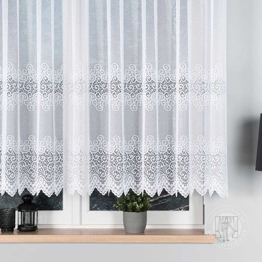 Žakarová záclona metráž VIOLETTA 001539/001 140cm