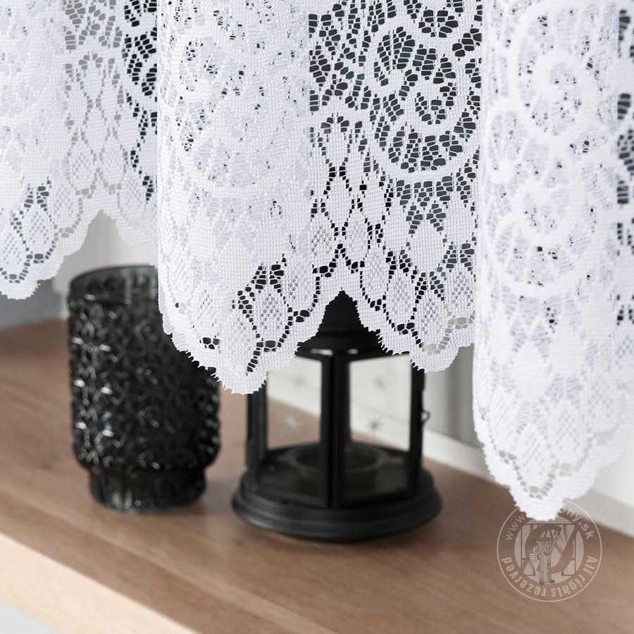 Žakarová záclona metráž VIOLETTA 001539/001 140cm