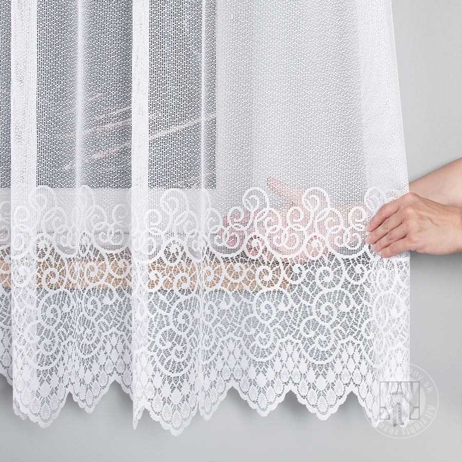 Žakarová záclona metráž VIOLETTA 001539/001 140cm