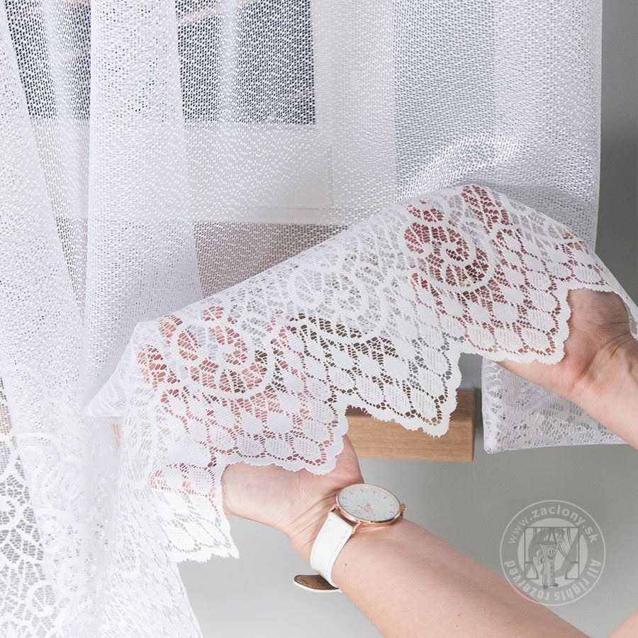 Žakarová záclona metráž VIOLETTA 001539/001 140cm