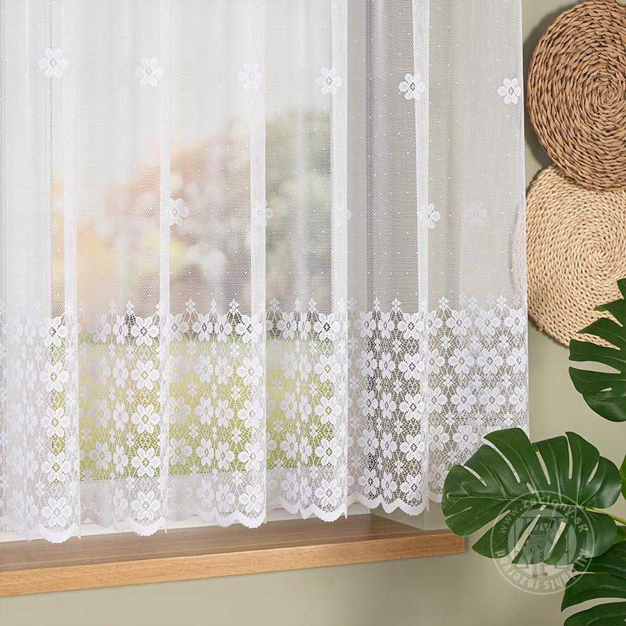 Žakarová záclona metráž 044364/001, 155cm