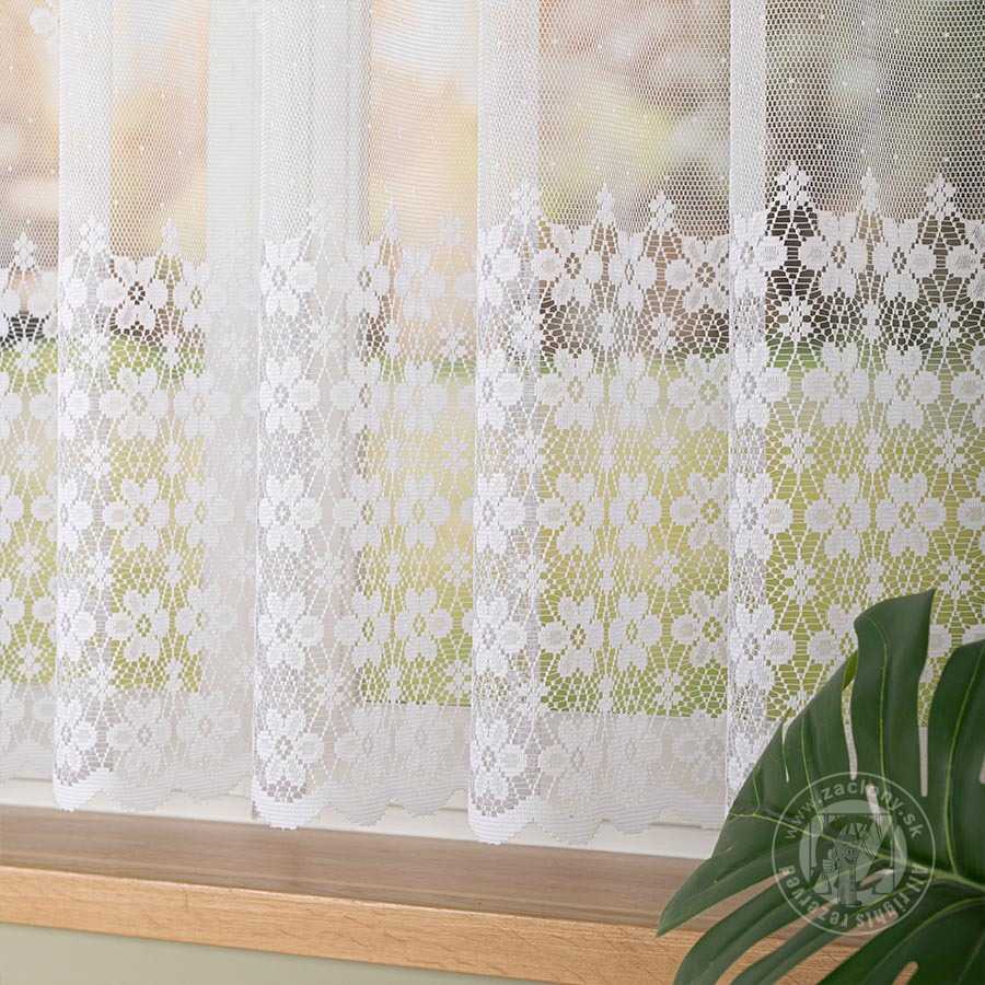 Žakarová záclona metráž 044364/001, 155cm