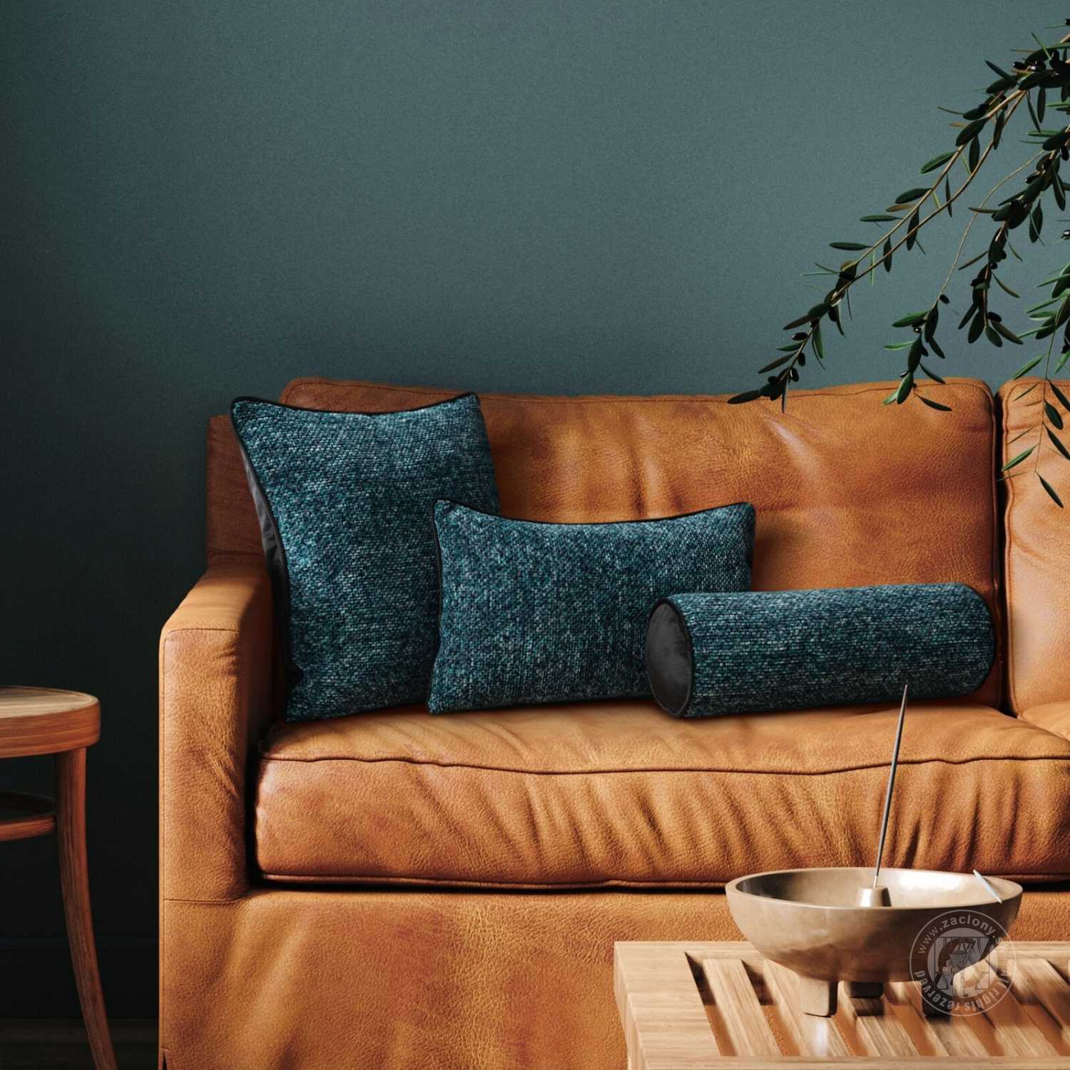 Obliečka na vankúš BARI 45x45 cm modrá