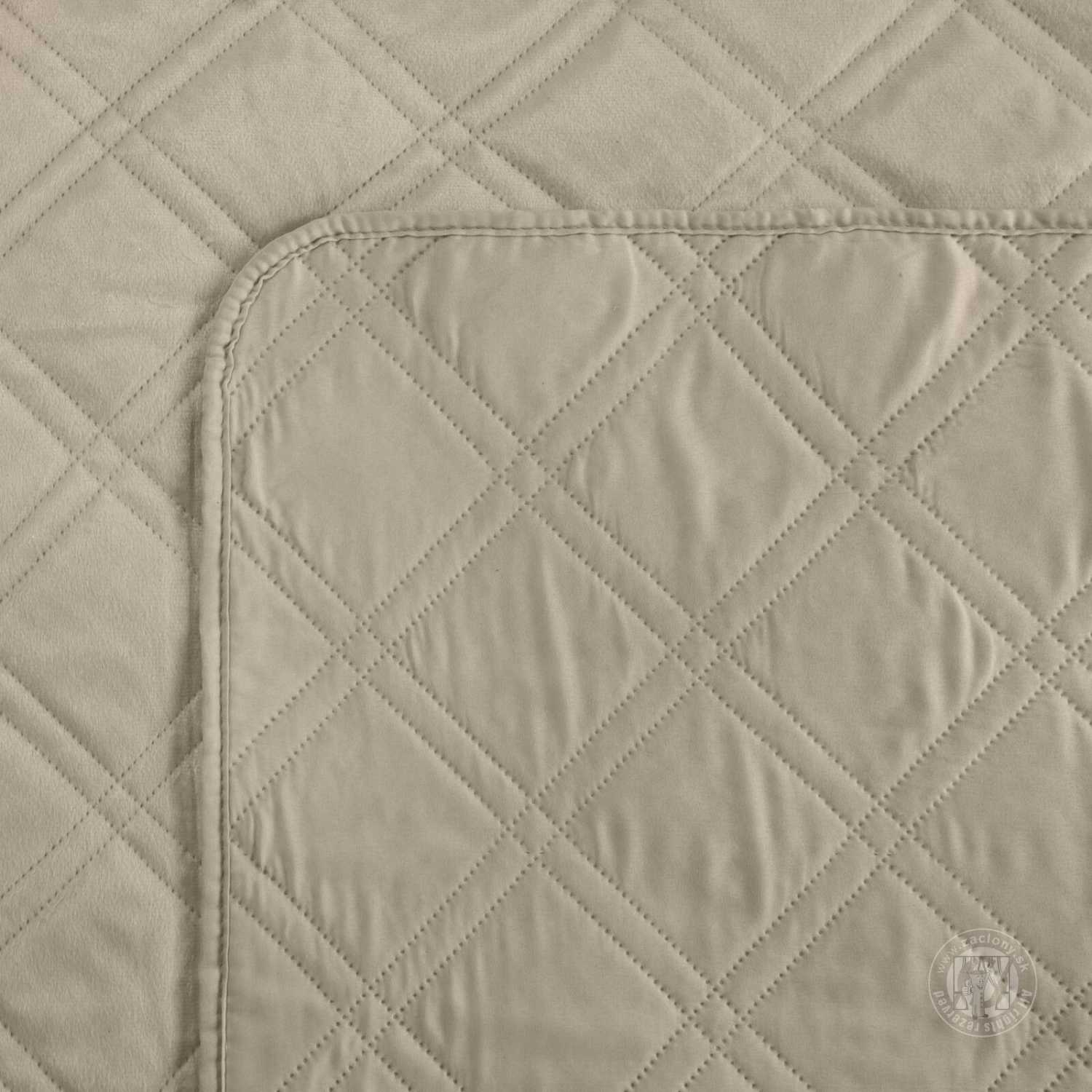 Prehoz na posteľ LUIZ8 220x240 cm béžový