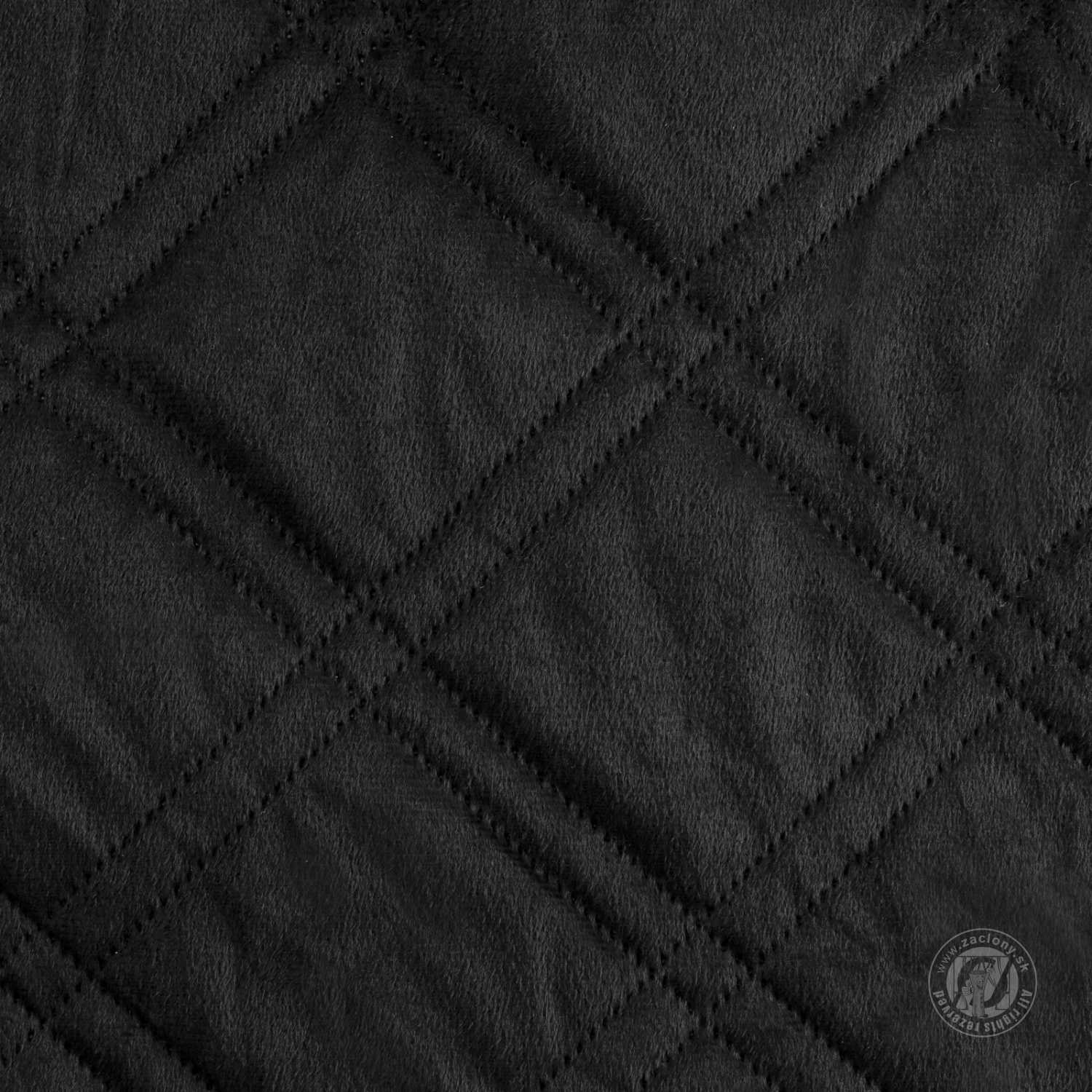 Prehoz na posteľ LUIZ8 170x210 cm čierny