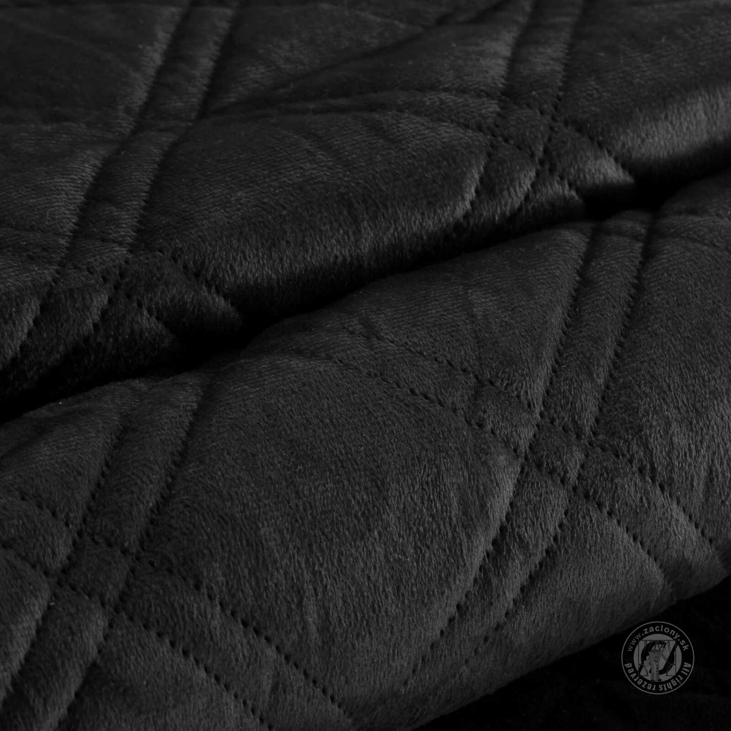 Prehoz na posteľ LUIZ8 200x220 cm čierny