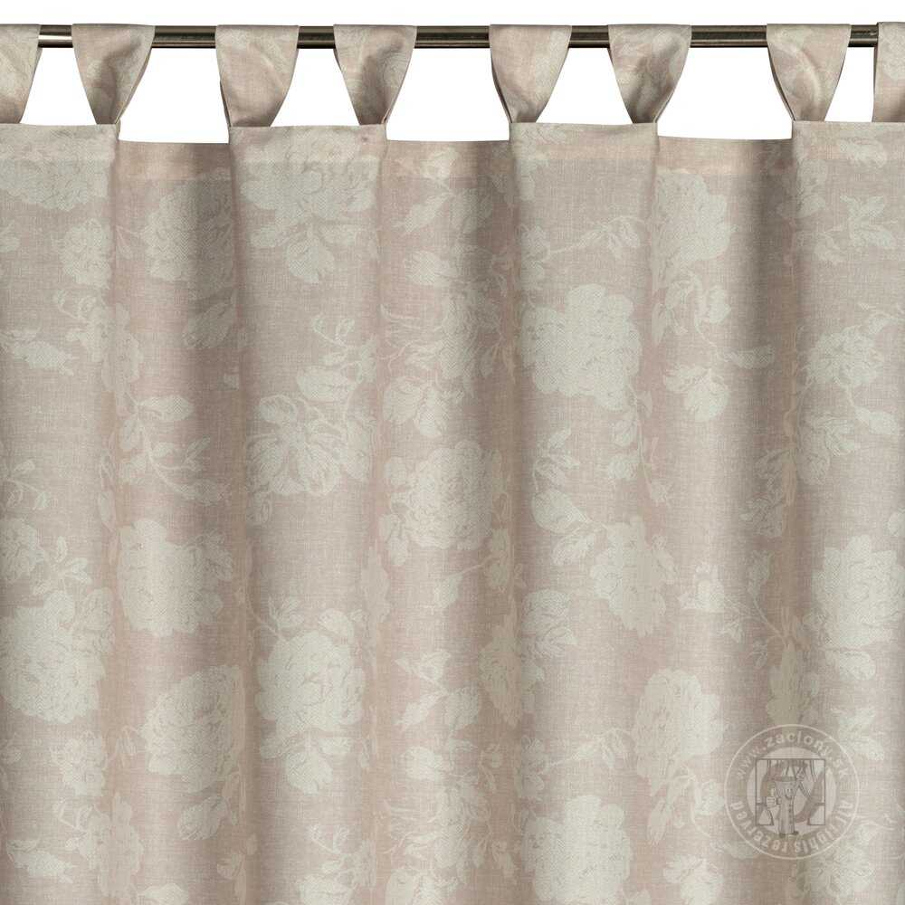 Záves na terasu GARDEN15 na pútkach 155x220 cm púdrový