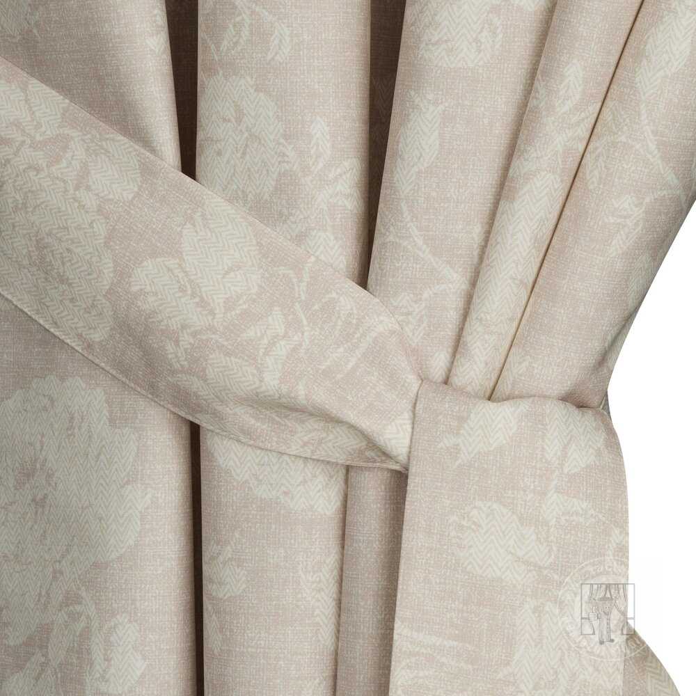 Záves na terasu GARDEN15 na pútkach 155x220 cm púdrový