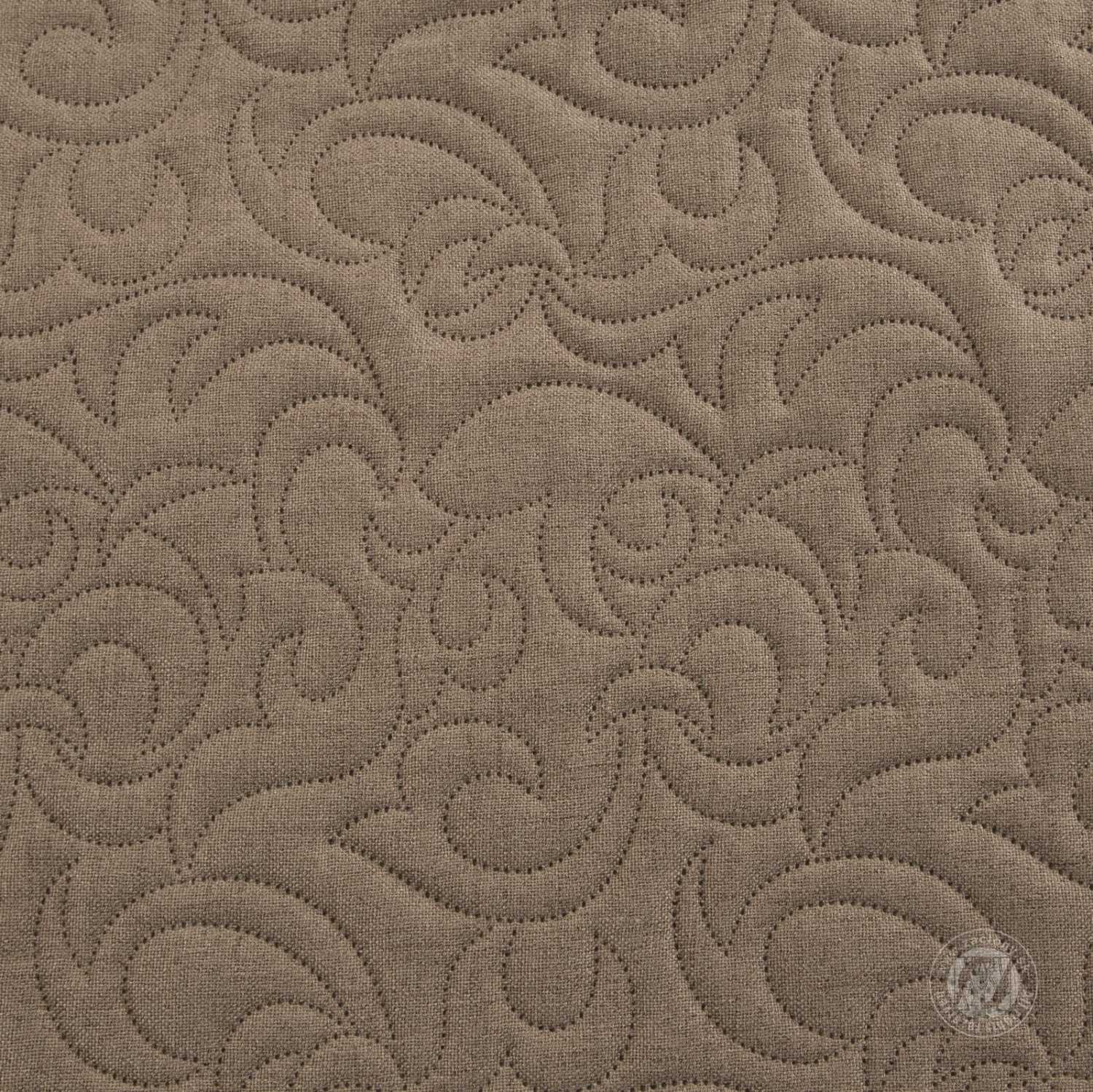 Prehoz na posteľ s ľanovou štruktúrou LEN4 200x220 cm hnedý