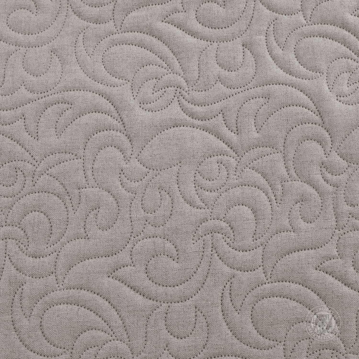 Prehoz na posteľ s ľanovou štruktúrou LEN4 170x210 cm sivý