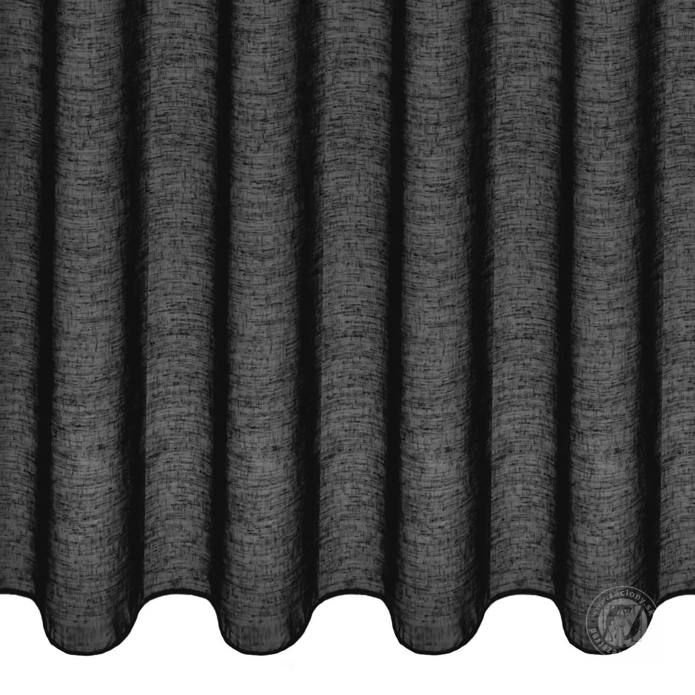 Záclona metráž 5500/ETA čierna E